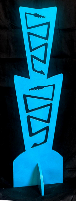 Double Rattlesnakes in Turquoise by