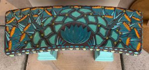 Art Deco Agave Bench by