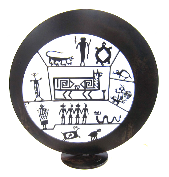 Offset Petroglyph Circle by