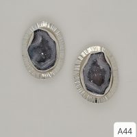 Sterling Silver Natural Geode earrings on 
SS posts & backs
$210