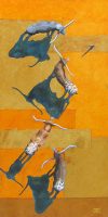 Tall Tales Were Their Favorites
Laura Donavan
48" x 24"
oil on paper
$2500