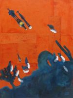 What Passed Between These Two…
Laura Donavan 
48" x 36"
mixed media on canvas
$3150