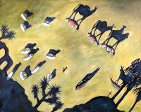He Arrived on a Song
Laura Donavan
48" x 60"
acrylic on canvas
$6200