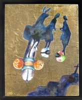 Market Stories
Laura Donavan
11" x 9"
oil and gold leaf on panel
$390