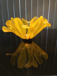 Yellow Flower Vase by