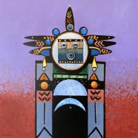 Moon Kachina
Lawrence Lee
48" x 48"
acrylic on canvas
$8450