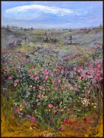 Wild Roses
Robert Anderson 
32.5" x 24.5"
oil on panel
$2200