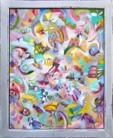 Balloons and Unicorns
Robert Anderson
16" x 13"
oil on panel
$675