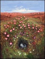 Hidden Among the Wild Roses
Robert Anderson
32.5" x 24.5"
oil on panel
$2200