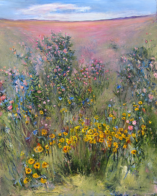 Flowers by the Roadside by