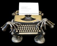 The Writer
Adam Homan
13-1/2" x 20" x 12"
steel
$1800