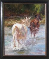 Chasing Tail
James Swanson
23" x 19"
oil on canvas
$3000