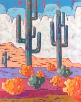 Stately and Stubby Sidekicks
Dianna Fritzler
30" x 24"
oil and cold wax on panel
$2200