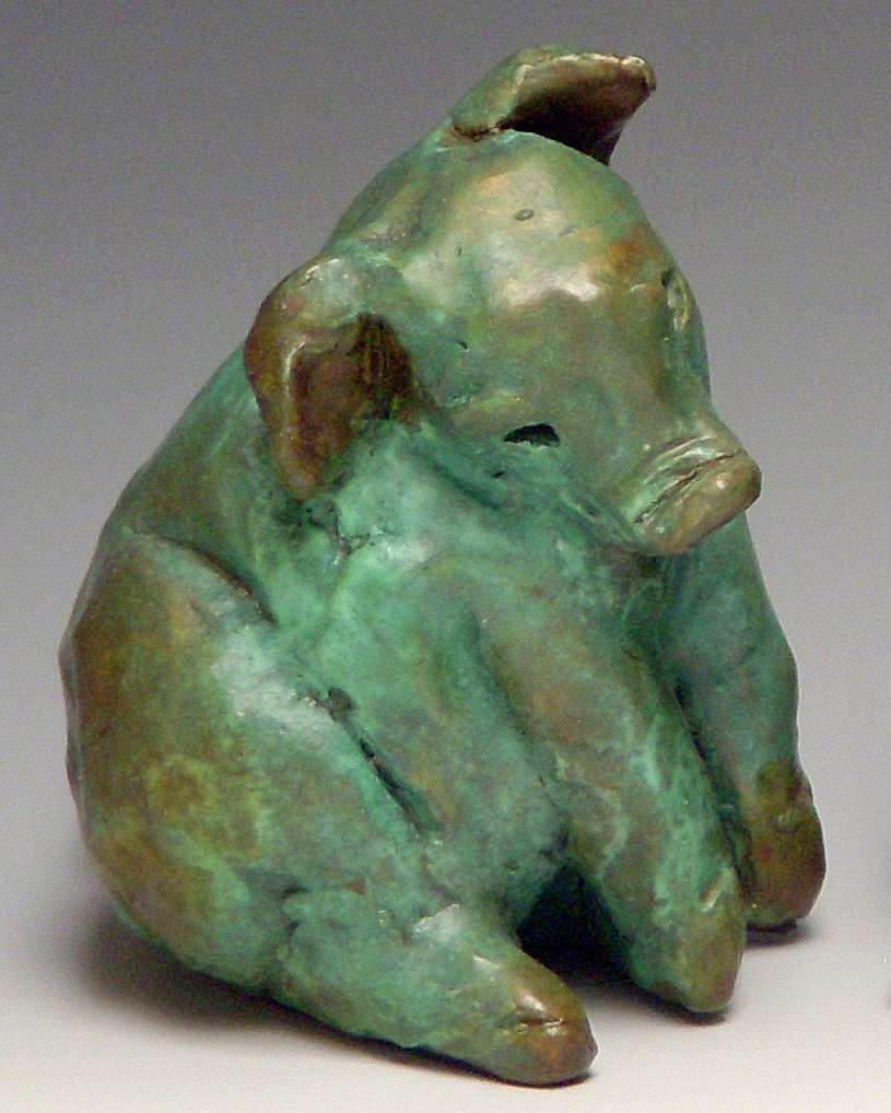 Little Bronze Pig III by