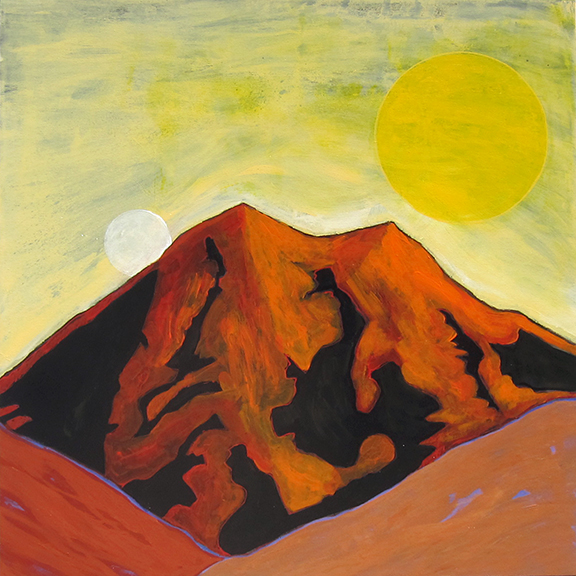 Moonrise Sunset by