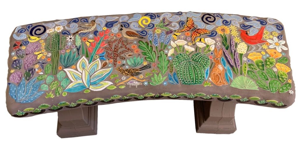 Cactus Palooza Bench by