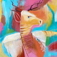 Spirit Warrior
Kristin Harvey
24" x 24"
acrylic on canvas
$795