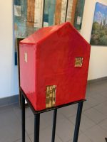 Gloss Red
David Manje
48 ½ by 9 ½ X 9 1/4
stoneware ceramic
$600