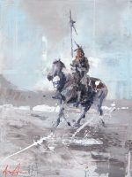 Silent Rider
Jeremy Serna
40" x 30"
acrylic on canvas
$2700