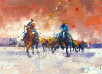 Miles Beyond the Horizon
Jeremy Serna
26" x 36"
acrylic on canvas
$2100