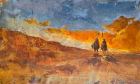 The Long Return
Jeremy Serna
36" x 60"
acrylic on canvas
$5500
