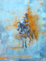 The Silent Saddle
Jeremy Serna
40" x 30"
acrylic on canvas
$2600
