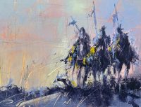 Spears of the Rider
Jeremy Serna
18" x 24"
acrylic on canvas
$975