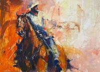 Whispers of Ember
Jeremy Serna
18" x 24"
acrylic on canvas
$975