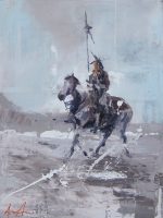Silent Rider
Jeremy Serna
40" x 30"
acrylic on canvas
$2700