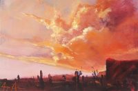 Evening's Edge
Jeremy Serna
24" x 36"
acrylic on canvas
$2100