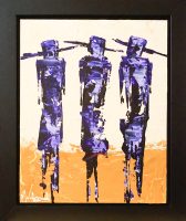 Tres
Manny Valenzuela 
12.25" x 10.25"
acrylic on panel
$500