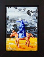 Lone Rider
Manny Valenzuela
9" x 7"
acrylic on panel
$300