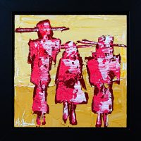 Uno Dos Tres
Manny Valenzuela
10-1/8" x 10-1/8"
acrylic on panel
$450