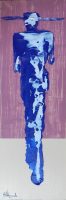 Walking Man II
Manny Valenzuela 
12" x 4"
acrylic on canvas
$350