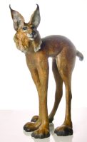 El Gato Grande
Chris Deverill
30"h x 21"w x 14"d
bronze
$5900