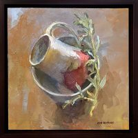 Gifted Mug and Olive Branch
Kris Rehring
11-1/4" x 11-1/4"
oil on birch panel
$600