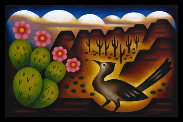 Tranquil Desert Runner by