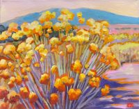 Chamisa Blooms
Greg Heil
11" x 14"
oil on canvas
$575