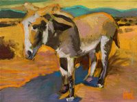 Sunset Burro
Greg Heil
6" x 8"
oil on canvas
$190