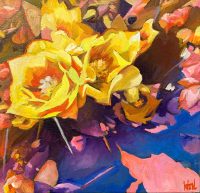 Prickly Pear Blossoms
Greg Heil 
12" x 12"
oil on canvas
$550