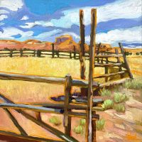 Ghost Ranch
Greg Heil 
12" x 12"
oil on canvas
$550