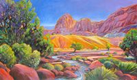 Sunrise on the Red Rocks
Greg Heil
34" x 58"
oil on canvas
$3995