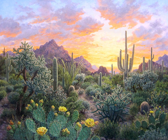 April Sunset II by