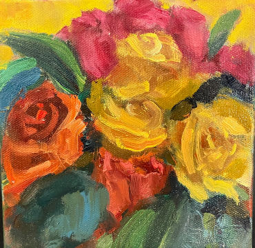 Bouquet Study - A Colorful Bouquet by