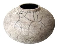 Large Naked Raku Pot
Jeffrey Perkins
11" x 16" dia
raku
$400