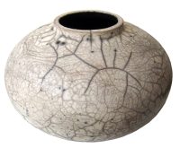 Large Naked Raku Pot
Jeffrey Perkins
11" x 16" dia
raku
$400