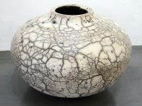 Large Naked Raku Pot
Jeffrey Perkins
11" x 15" dia
raku
$450