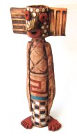 Red Eyes
Jeffrey Perkins 
18" x 7" x 5"
ceramic
$350