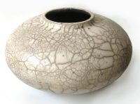 Large Naked Raku Pot
Jeffrey Perkins
10" x 15" x 15"
raku
$450