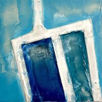 Water Ways I
Scott Connelly
12" x 12" x 2"
encaustic and concrete on panel
$150